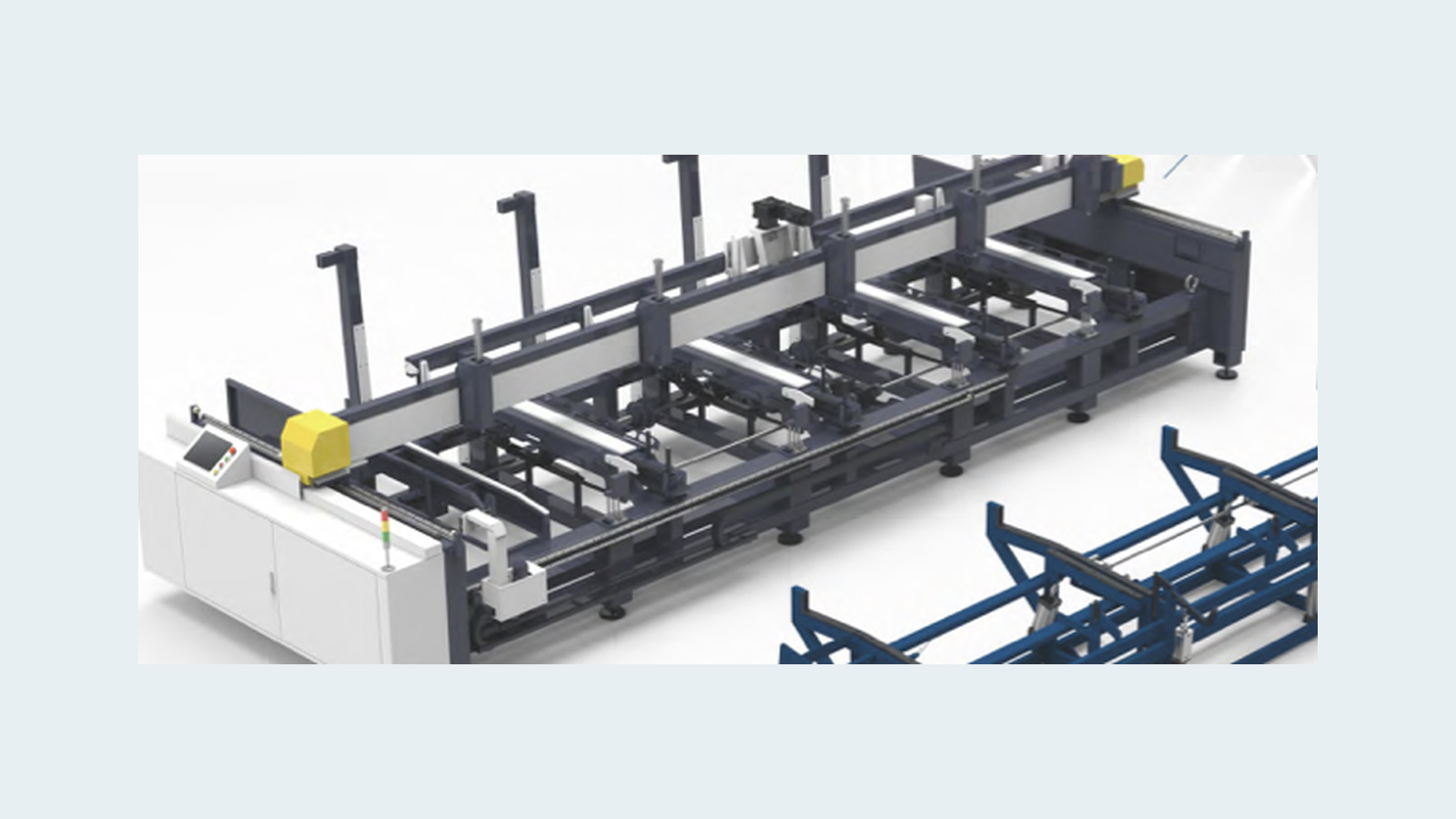 Pipe cutting automatic loading system